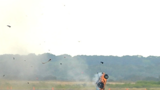 Twin Turbo Lamborghini Crashes, Flips At Texas Mile